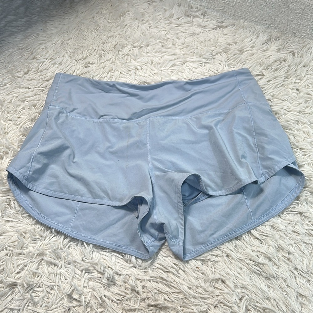 Lululemon Speed Up Short High-Rise *2.5" Blue Cast